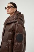 Пухова куртка MMC STUDIO Ilona жіноча колір коричневий зимова oversize (3530761)