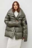 Пухова куртка MMC STUDIO Ilona жіноча колір зелений зимова oversize