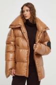 Пухова куртка MMC STUDIO Ilona Gloss жіноча колір коричневий зимова oversize