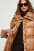 Пухова куртка MMC STUDIO Ilona Gloss жіноча колір коричневий зимова oversize
