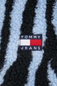 Куртка Tommy Jeans жіноча перехідна oversize колір блакитний (3429577)