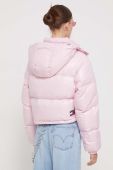 Пухова куртка Tommy Jeans жіноча колір рожевий зимова (3504127)