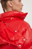 Пухова куртка Tommy Jeans жіноча колір червоний зимова (3504117)