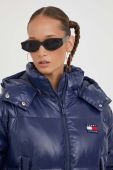 Пухова куртка Tommy Jeans жіноча колір синій зимова (3504107)
