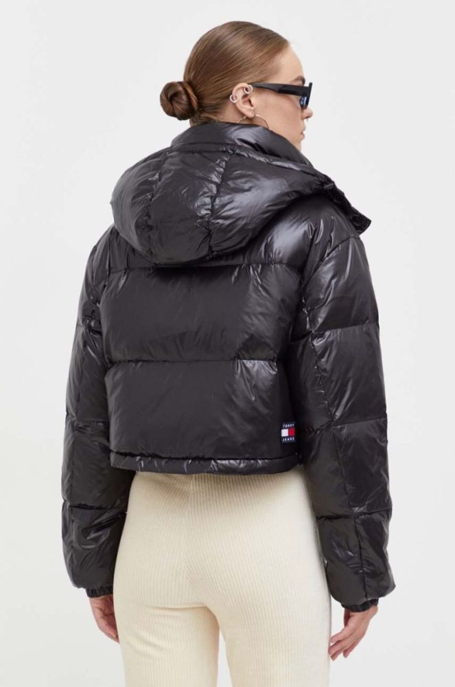 Пухова куртка Tommy Jeans жіноча колір чорний зимова (3504122) фото 3