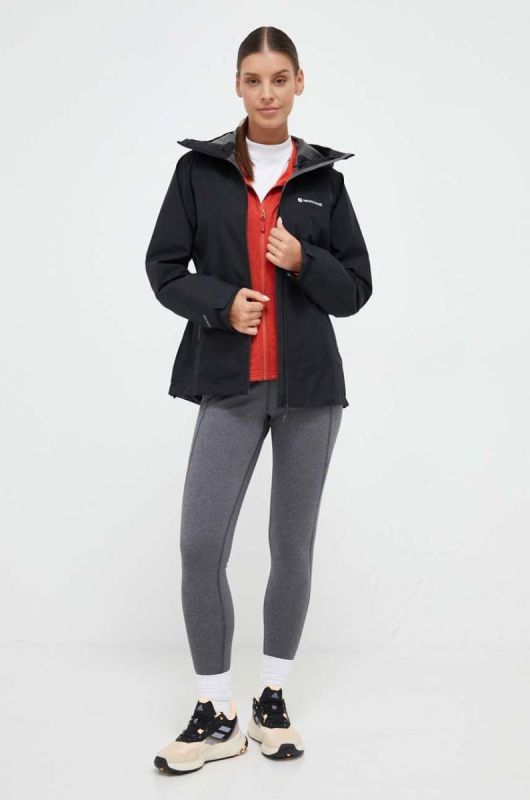 Дощовик Montane Spirit жіноча колір чорний gore-tex