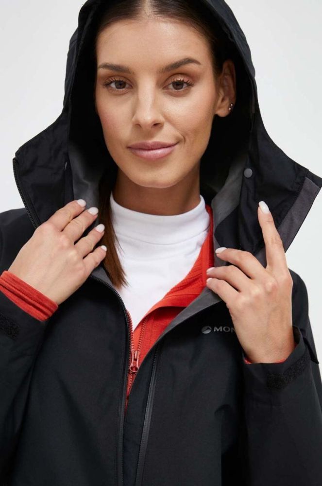 Дощовик Montane Spirit жіноча колір чорний gore-tex фото 2