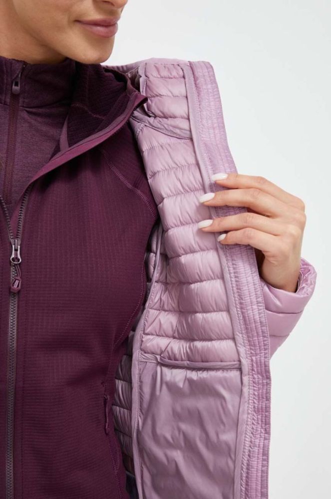 Спортивна пухова куртка Montane Anti-Freeze Lite колір рожевий фото 6