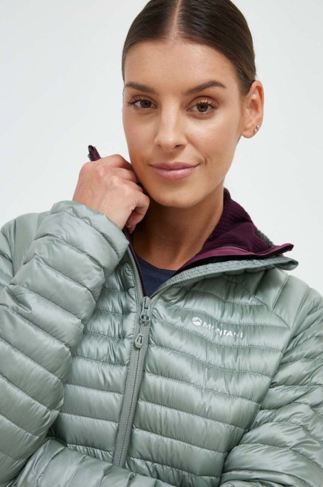 Спортивна пухова куртка Montane Anti-Freeze Lite колір зелений фото 4