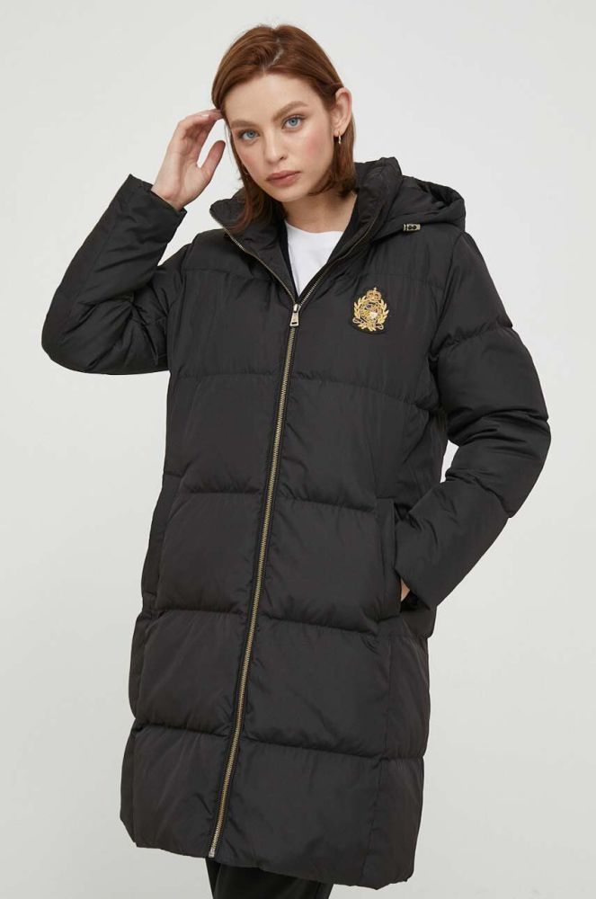 Пухова куртка Lauren Ralph Lauren жіноча колір чорний зимова (3574893)