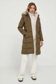 Пухова куртка Lauren Ralph Lauren жіноча колір зелений зимова (3571498)