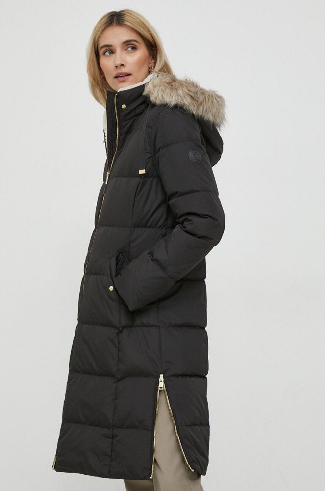 Пухова куртка Lauren Ralph Lauren жіноча колір чорний зимова (3571494)