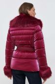 Куртка Marciano Guess жіноча колір бордовий зимова