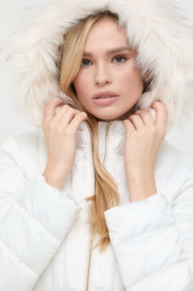 Куртка Marciano Guess жіноча колір білий зимова