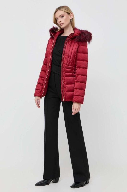 Куртка Marciano Guess жіноча колір червоний зимова фото 2