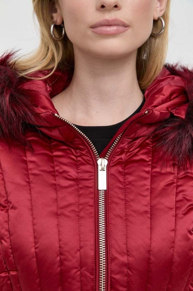 Куртка Marciano Guess жіноча колір червоний зимова фото 5