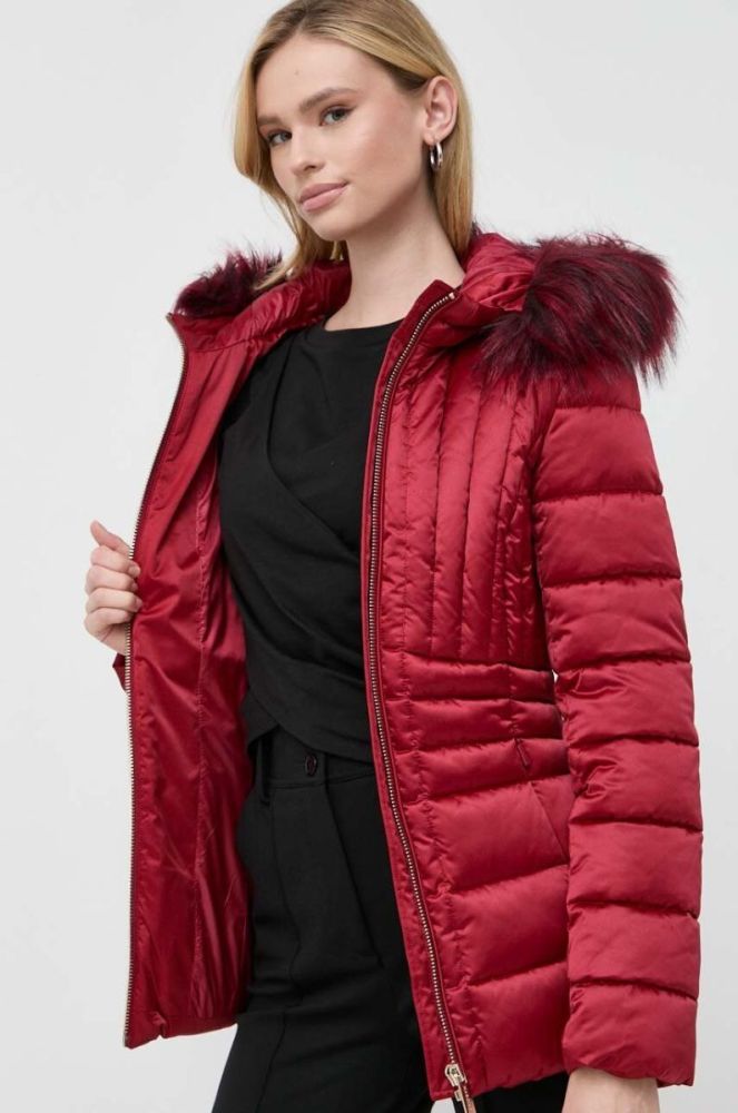 Куртка Marciano Guess жіноча колір червоний зимова фото 6