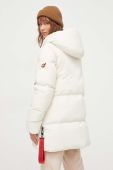 Пухова куртка After Label жіноча колір бежевий зимова