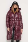 Пухова куртка After Label жіноча колір бордовий зимова (3567386)