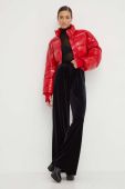 Куртка Patrizia Pepe жіноча колір червоний зимова