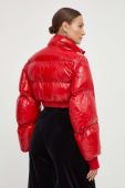 Куртка Patrizia Pepe жіноча колір червоний зимова