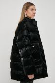 Куртка Patrizia Pepe жіноча колір чорний зимова oversize (3688620)