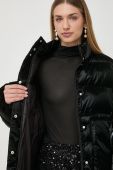 Куртка Patrizia Pepe жіноча колір чорний зимова oversize (3688620)