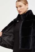 Куртка Patrizia Pepe жіноча колір чорний перехідна (3541670)
