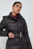 Куртка Patrizia Pepe жіноча колір чорний зимова (3625391)