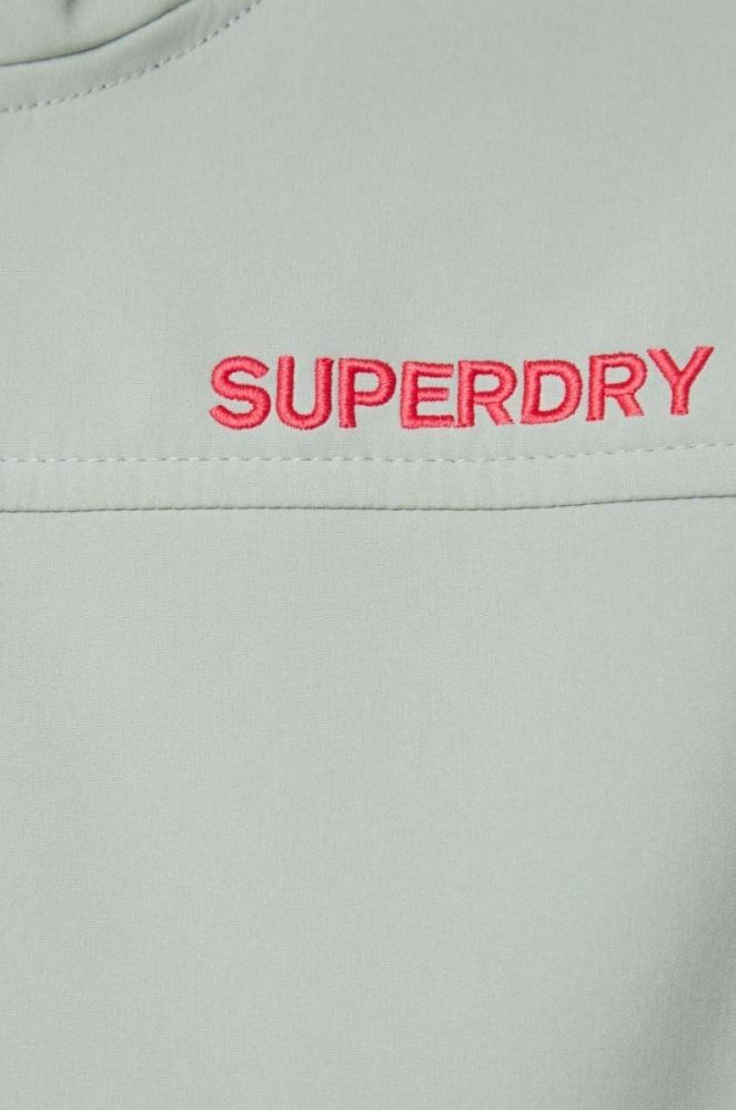 Куртка Superdry жіноча колір зелений перехідна (3574912) фото 5