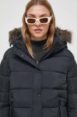 Куртка Superdry жіноча колір чорний зимова (3675954)