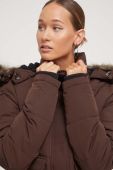 Куртка Superdry жіноча колір коричневий зимова (3585762)