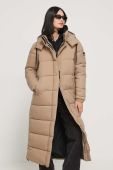 Куртка Superdry жіноча колір бежевий зимова (3605773)