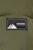 Куртка Superdry жіноча колір зелений зимова (3605784)