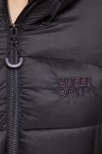 Куртка Superdry жіноча колір чорний зимова (3574925)