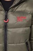 Куртка Superdry жіноча колір зелений зимова (3574943)