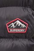 Куртка Superdry жіноча колір чорний перехідна (3489606)