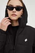 Куртка Superdry жіноча колір чорний зимова (3492854)