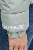 Куртка Superdry жіноча колір зелений зимова (3675975)