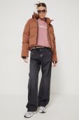 Куртка Superdry жіноча колір коричневий зимова (3574962)