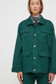 Куртка Sixth June жіноча колір зелений перехідна oversize