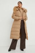 Куртка Twinset жіноча колір бежевий зимова