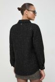 Куртка з домішкою вовни Twinset колір чорний перехідна