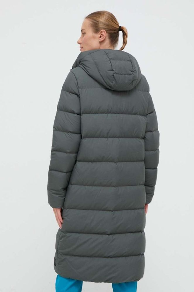 Пухова куртка Jack Wolfskin жіноча колір сірий зимова (3477464) фото 3