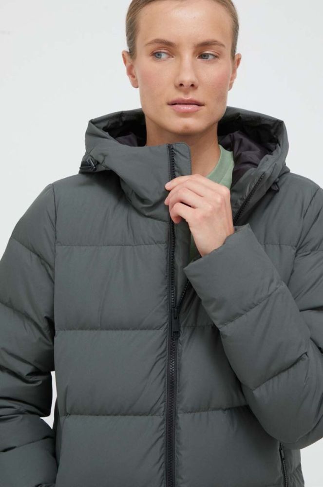 Пухова куртка Jack Wolfskin жіноча колір сірий зимова (3477464) фото 4
