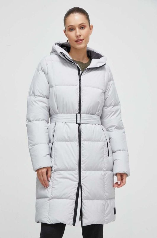 Пухова куртка Jack Wolfskin жіноча колір сірий зимова (3477480) фото 2