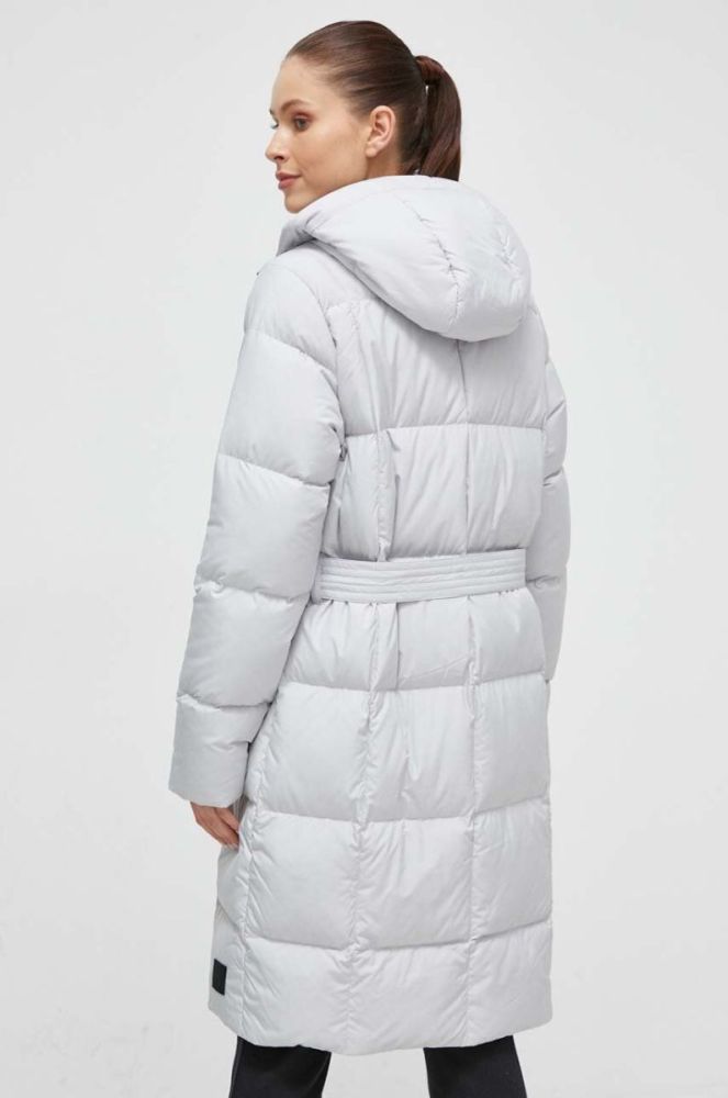 Пухова куртка Jack Wolfskin жіноча колір сірий зимова (3477480) фото 3