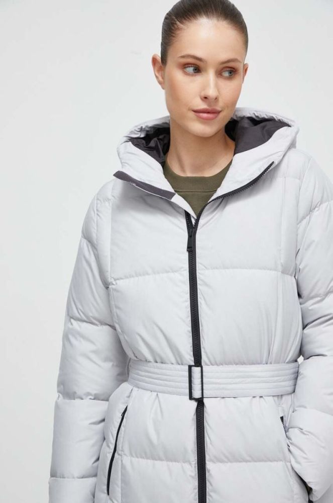 Пухова куртка Jack Wolfskin жіноча колір сірий зимова (3477480) фото 4