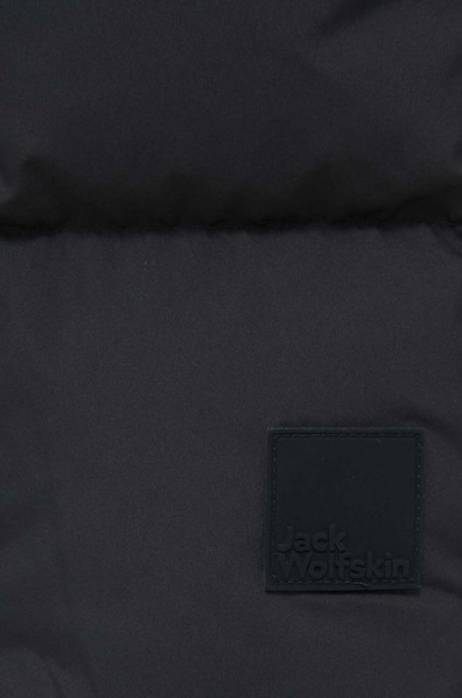 Пухова куртка Jack Wolfskin жіноча колір чорний зимова фото 5