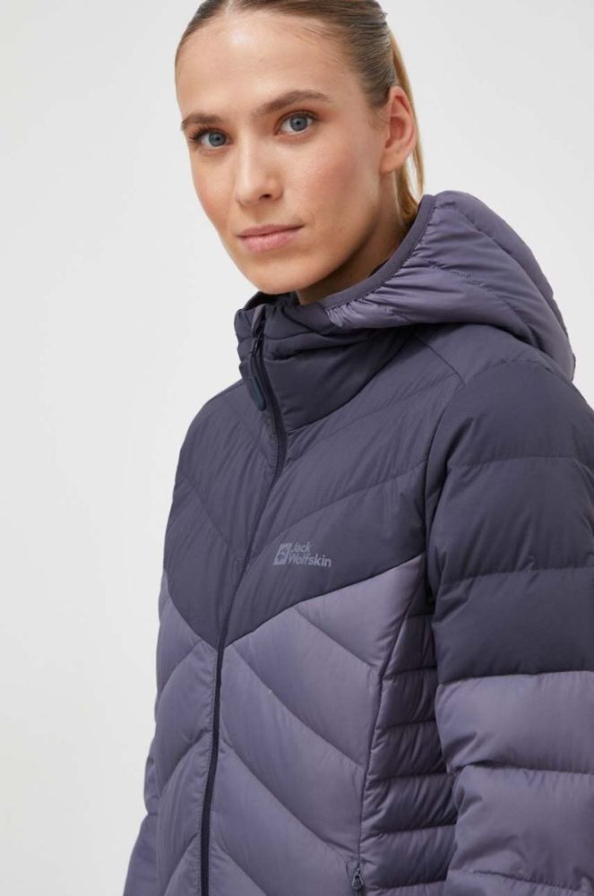 Спортивна пухова куртка Jack Wolfskin Tundra колір синій фото 4